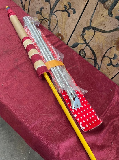Flag & pole with bracket