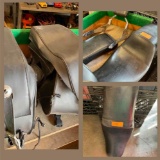 Motorcycle LE PERA seat with backrest, International Saddle bags