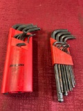 Snap On L- shaped hex set & unknown hex set