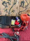 Emergency Road kit, Gas can, Jumper cables, etc.