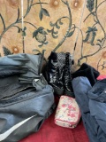 Nike bag, shoes, jacket, pouch, hair dryer