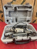 Dremel 4000 tool and accessories. Turned on