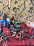 Automotive assorted items, Tire Inflator, Jumper cables & Slime