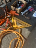 Jumper cables, Cutters, & Assorted items
