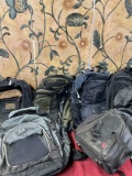 Assorted backpacks. 6 pieces