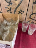 Samuel Adams 3d Basketball base beer glasses. 12 pieces