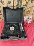 Gasone portable gas stove & 3 Kobest butane gas cans