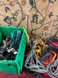 Electrical cords, with crate 11 pieces