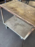 Metal rolling cart
