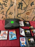 XBox console untested( no cord) 3) PlayStation games 5) EA Sports games 1) Genesis game