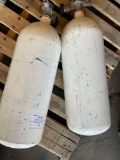 High Pressure Gas Cylinders, DOT-3AA2015, see pics for more information stamped on items. 2 pieces