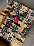 Assorted Auto lift floor, hydraulic & scissor jacks 10 pieces.