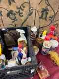 Household assorted used cleaning product, drain cleaners, etc.