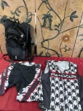 Panche two piece cabinet cycling size small outfit & Sierra Designs back pack