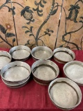 Pizza dough pans. 9 pieces