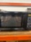 GE sensor microwave oven, turned on