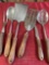 Vintage 1950's Stainless Voos kitchen/ grill utensils. 6 pieces