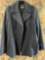 Express, dark blue, size medium woman's coat. Very good condition all buttons are there.