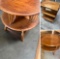 Vintage , wood, tables. 3 pieces