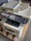 Brother MFC-9840CDW all in one laser printer, with , turned on