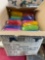 New Skool Box of message rollers. 10 packages per box 6 assorted color rollers per bag. 60 pieces