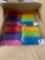 New Skool Box of message rollers. 10 packages per box 6 assorted color rollers per bag. 60 pieces