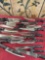 Assorted Kitchen knives. 25 pieces