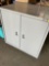 Two door metal cabinet