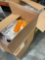 New. 2 boxes full of plastic pill bottles with lids