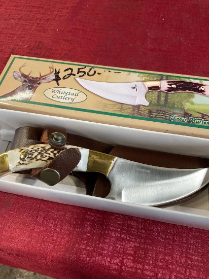New Whitetail Cutlery WT-148 knife with sheath