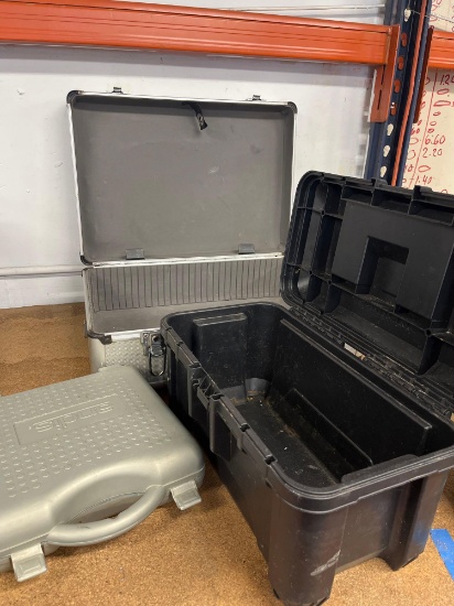 Assorted empty cases. 3 pieces