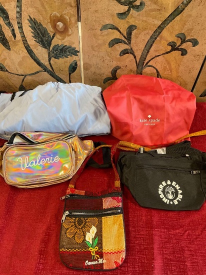 Assorted bags/ fanny packs. 5 pieces