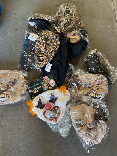 New adult Halloween masks. 12 pieces