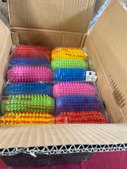 New Skool Box of message rollers. 10 packages per box 6 assorted color rollers per bag. 60 pieces