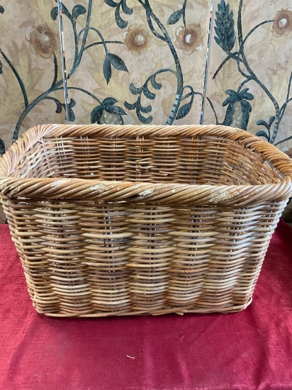 Large wicker basket