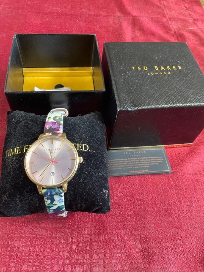 Ted Baker woman's watch with leather strap