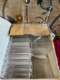 New plastic boxes with closing lid. 22 pieces
