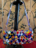 Wrapper Designed purse / handbag, zipper works, very good condition. 5
