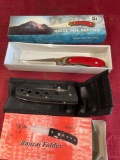 New Banzai folder & White Tail skinner pocketknives. 2 pieces see pics for product information.