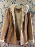 Ellen Tracy Simeon medium with hoodie, faux fur coat. Very good condition