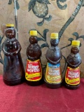 Vintage Mrs Butter Worths glass bottles (one 10