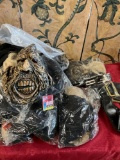 Halloween adult masks and belts. 12 masks 3 belts
