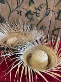 New palapa adult hats made in Mexico. 7 pieces