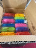 New Skool Box of message rollers. 10 packages per box 6 assorted color rollers per bag. 60 pieces