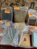 Assorted vintage books.