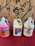 Splash RV & Marine Antifreeze, Elmers Glue all, Speedclean alkaline foaming coil cleaner.