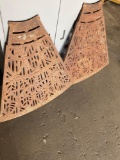 Stamped at the bottom Urban Accessories Heavy tree grate pieces. 2 pieces 27
