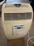Delonghi model PAC CT90 portable air conditioner. Turned On