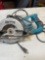 Makita saw, turned on