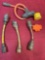 Assorted electrical adaptors. 6 pieces